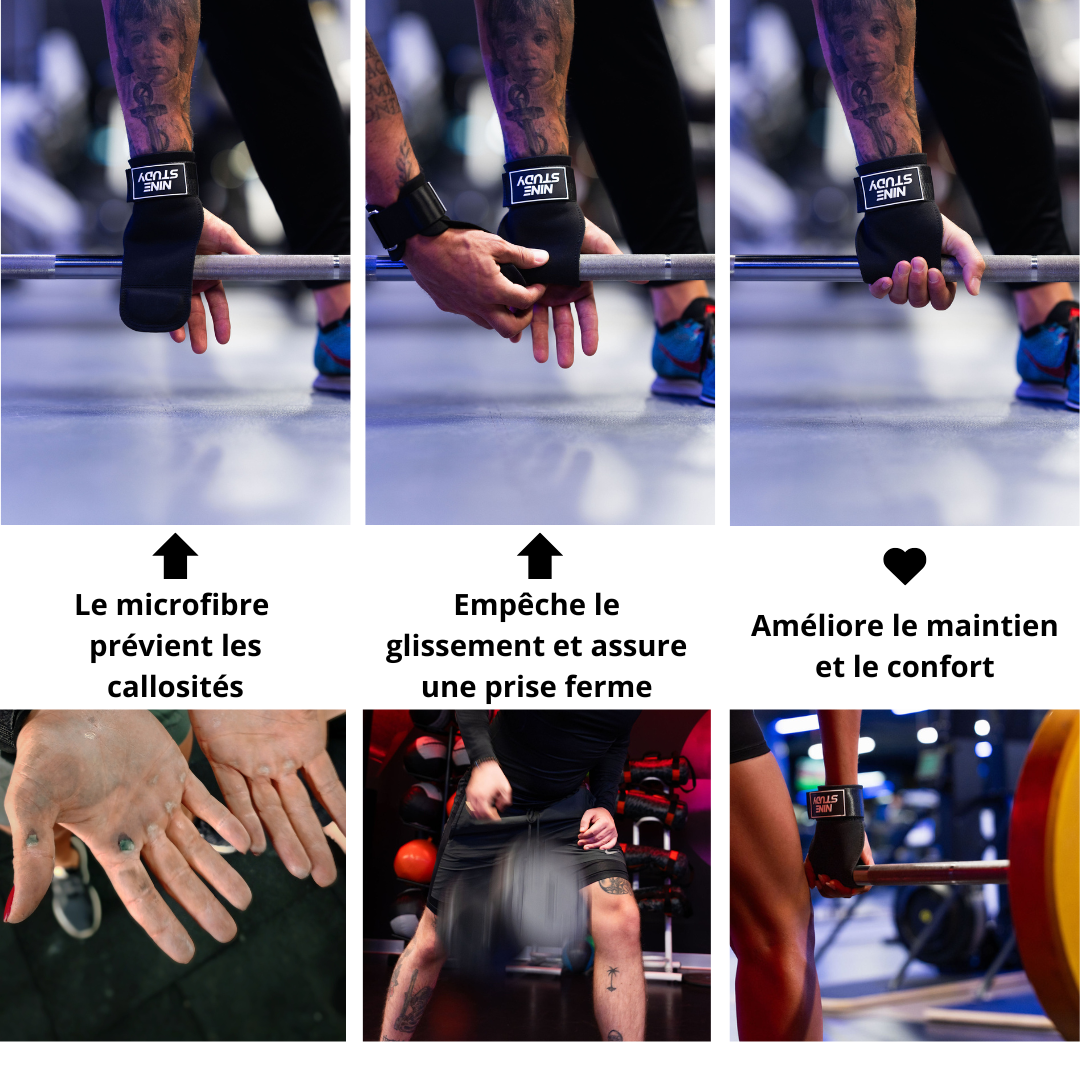 Grips Fit - Liiv™ Performance - Pack Duo (Mix Noir/Marron)